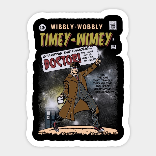 Timey-Wimey Sticker by Arinesart